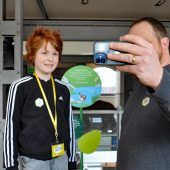 Als Duo auf Museumstour in der inatura