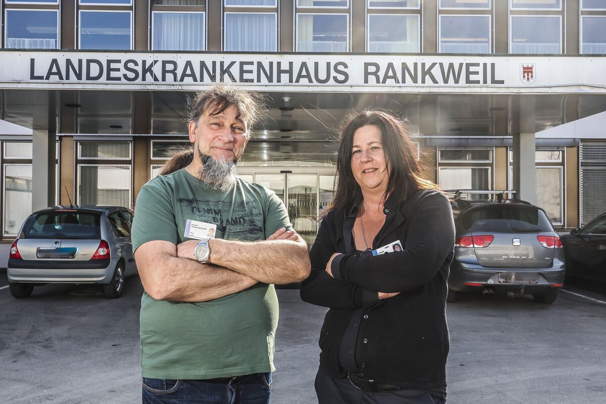 Andrea Lässer-Wölfling und Thomas Rützler leiten das Team der forensischen Psychiatrie sowie die Wohnstation 4 am LKH Rankweil. ⇒VN/Steurer