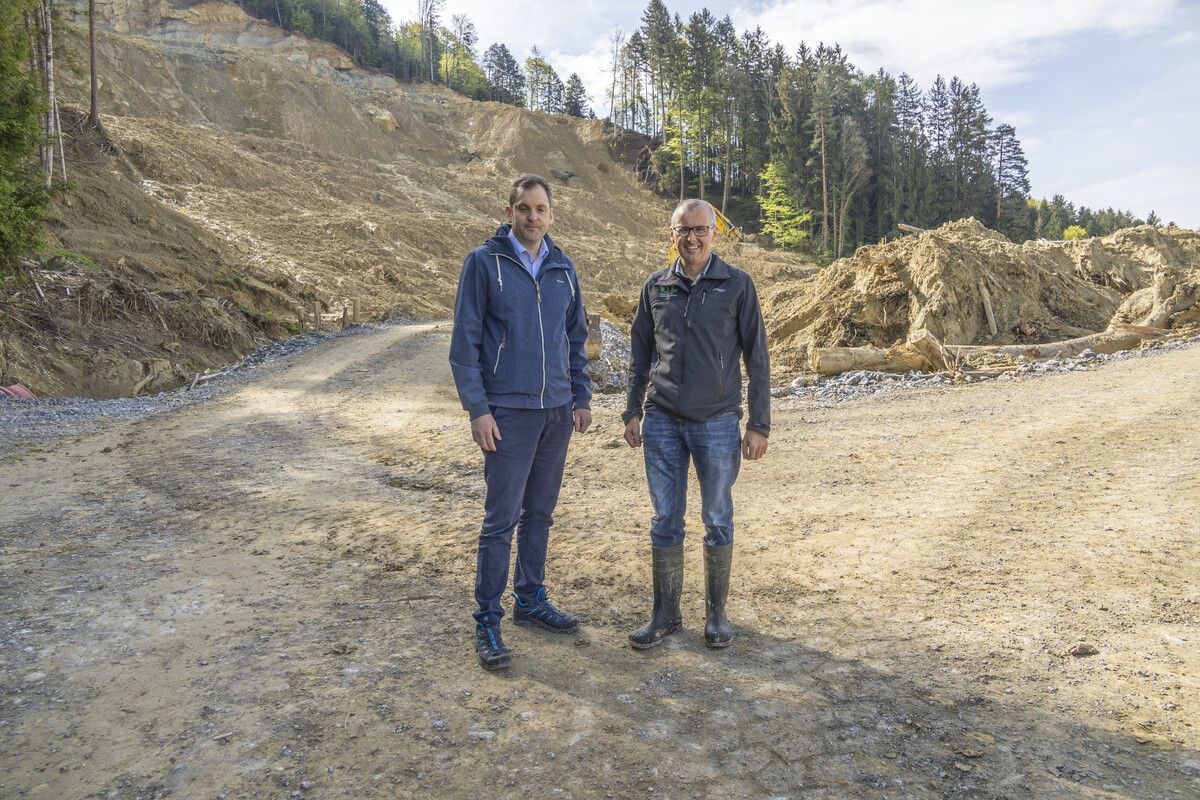 Andreas Kresser und Projektleiter Thomas Frandl.