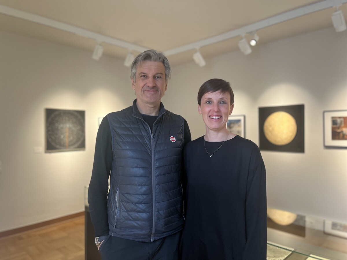 Arno Egger und Bianca Maria Rovetta sind die Kuratoren der Gruppenausstellung „Wo wir uns begegnen”. ⇒VN/LIH