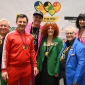 Olympischer Faschingsspaß im Spannrahmen
