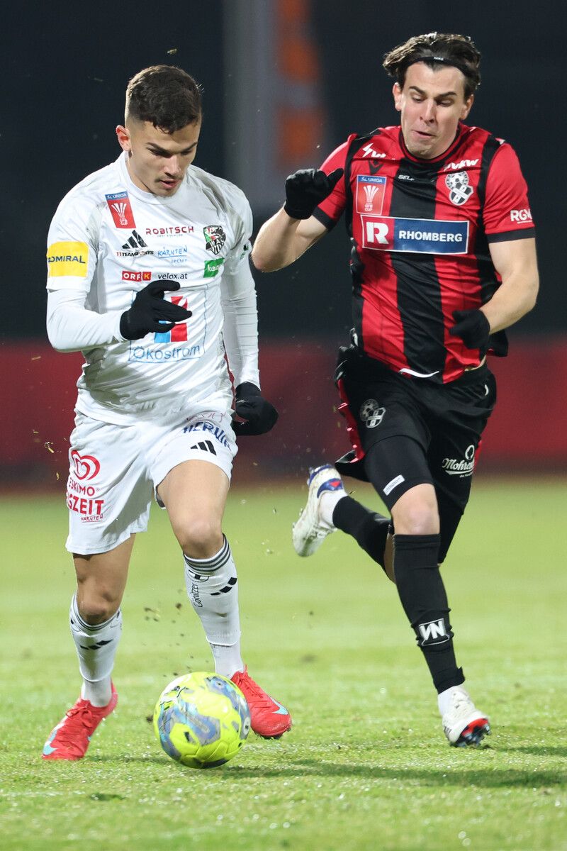 Daniel Tiefenbach und Co. zogen beim Bundesligisten Wolfsberg den Kürzeren. ⇒Gepa
