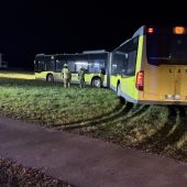 Landbus in der Klemme