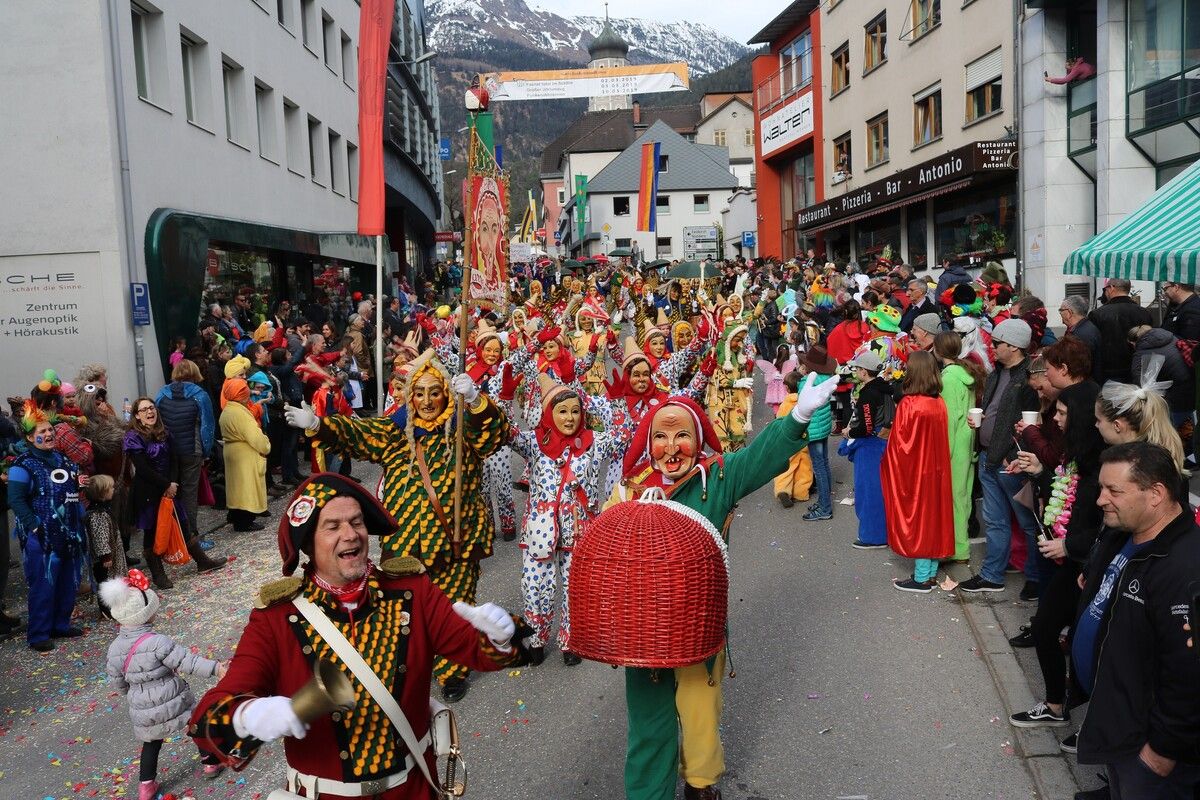 Der Jöriumzug bildet den Höhepunkt des Festwochenendes in Bludenz.⇒AMT DER STADT BLUDENZ