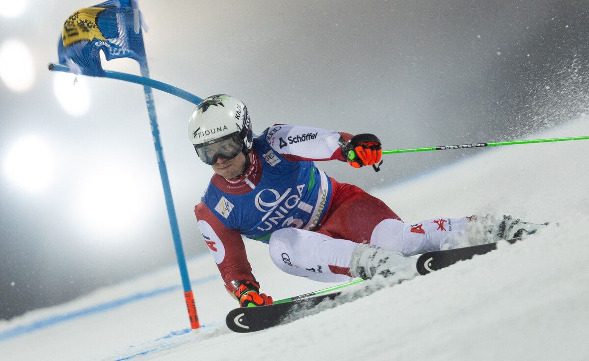 Der Mellauer Lukas Feurstein möchte heute im Super G für eine große Überraschung sorgen.⇒gepa