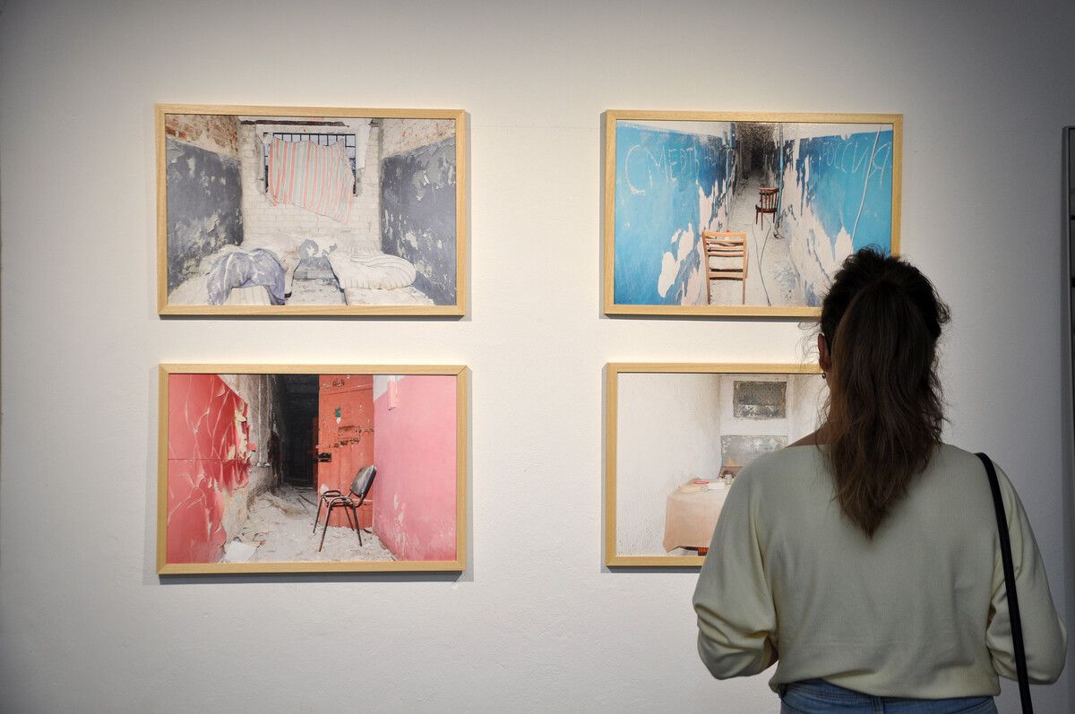 Die Ausstellung beleuchtet ungeschönt den Kriegsalltag in der Ukraine und ist noch bis Freitag, 28. Februar, zu sehen.⇒LCF (3)