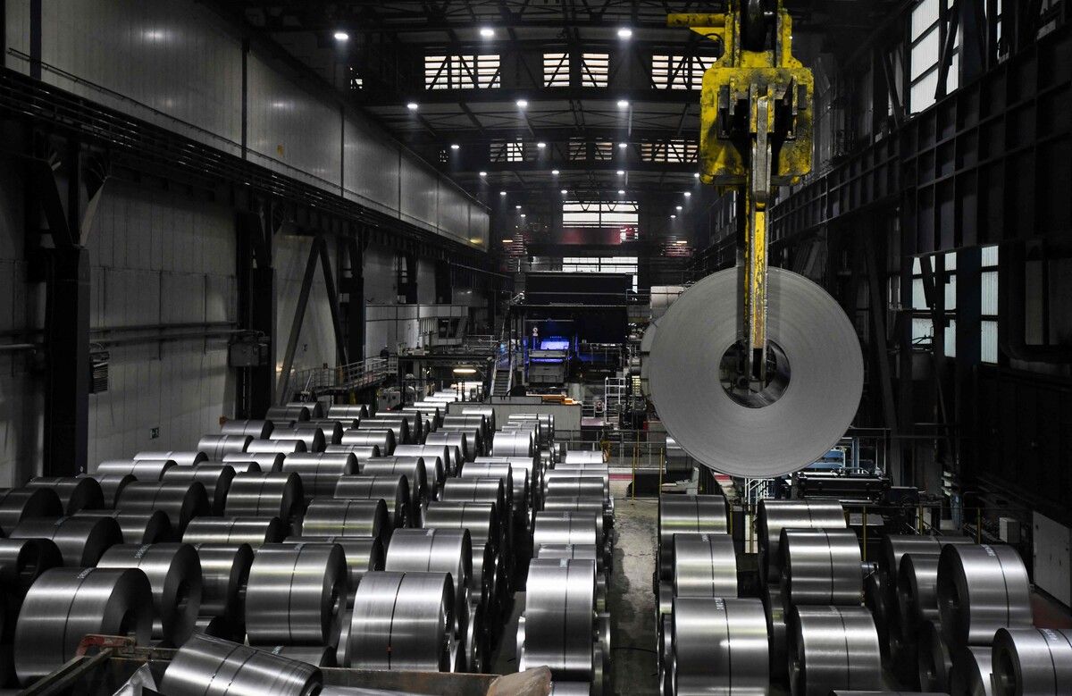 Die Metallindustrie und die Maschinenbauer leiden stark unter der Krise. ⇒AFP