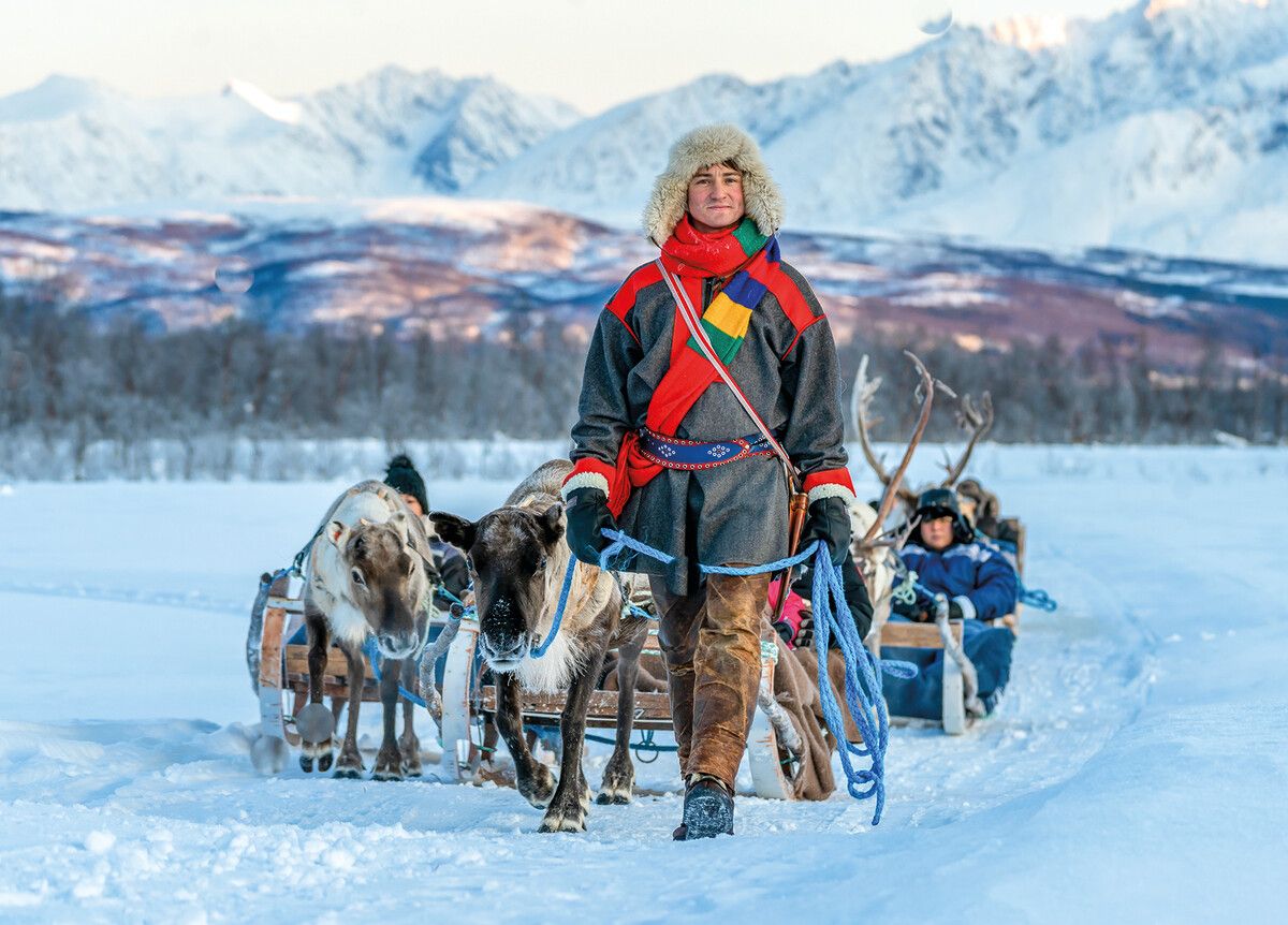 Die Samen sind die indigene Bevölkerung Lapplands.⇒Shutterstock