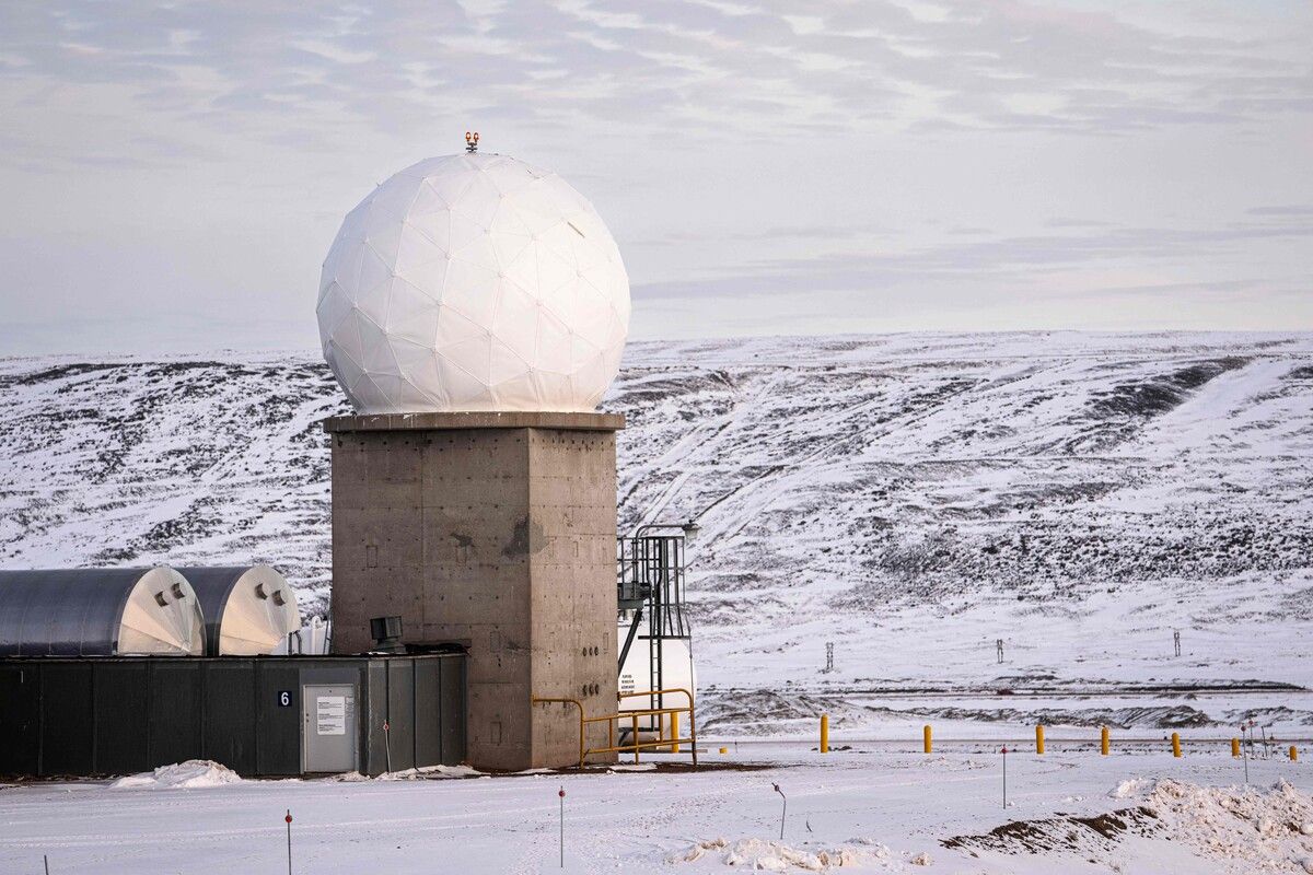 Die USA betreiben schon heute auf Basis von Abkommen mit Dänemark die Pituffik Space Base auf Grönland.⇒AFP (2)