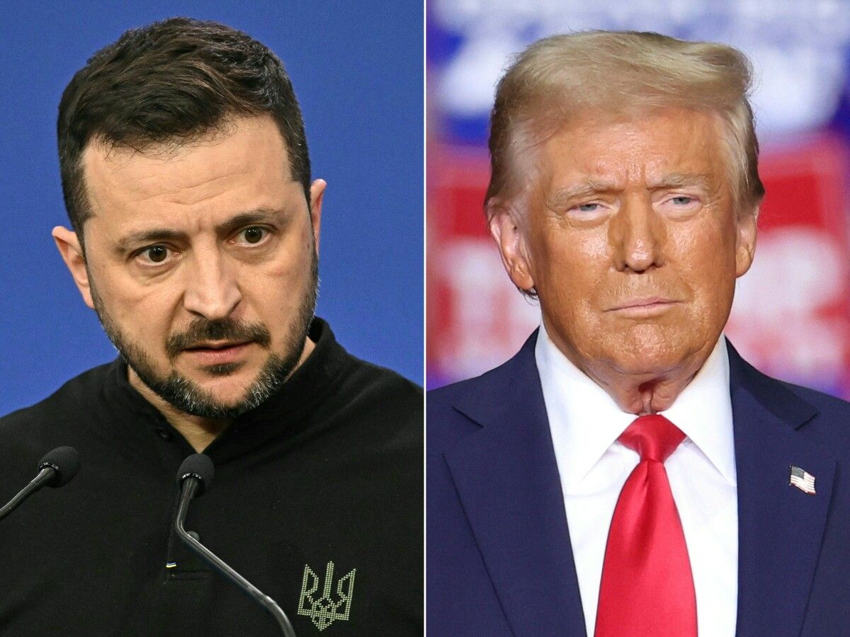 Donald Trump behauptet, Selenskyjs Umfragewerte seien im Keller. Trump „lebe in einem Desinformationsraum“, kontert Wolodymyr Selenskyj.⇒AFP
