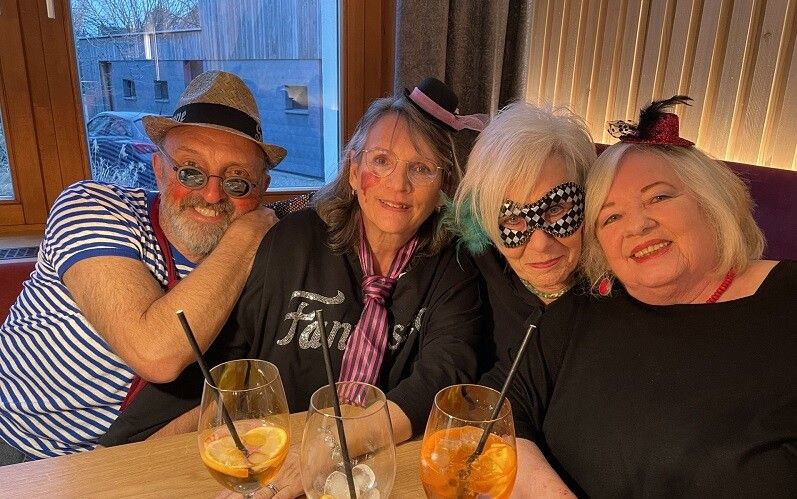 Faschingskränzchen des PVÖ Altach: Ein Nachmittag voller Musik, Tanz und ausgelassener Stimmung im Gasthaus Hirschen.⇒Pensionistenverband Altach