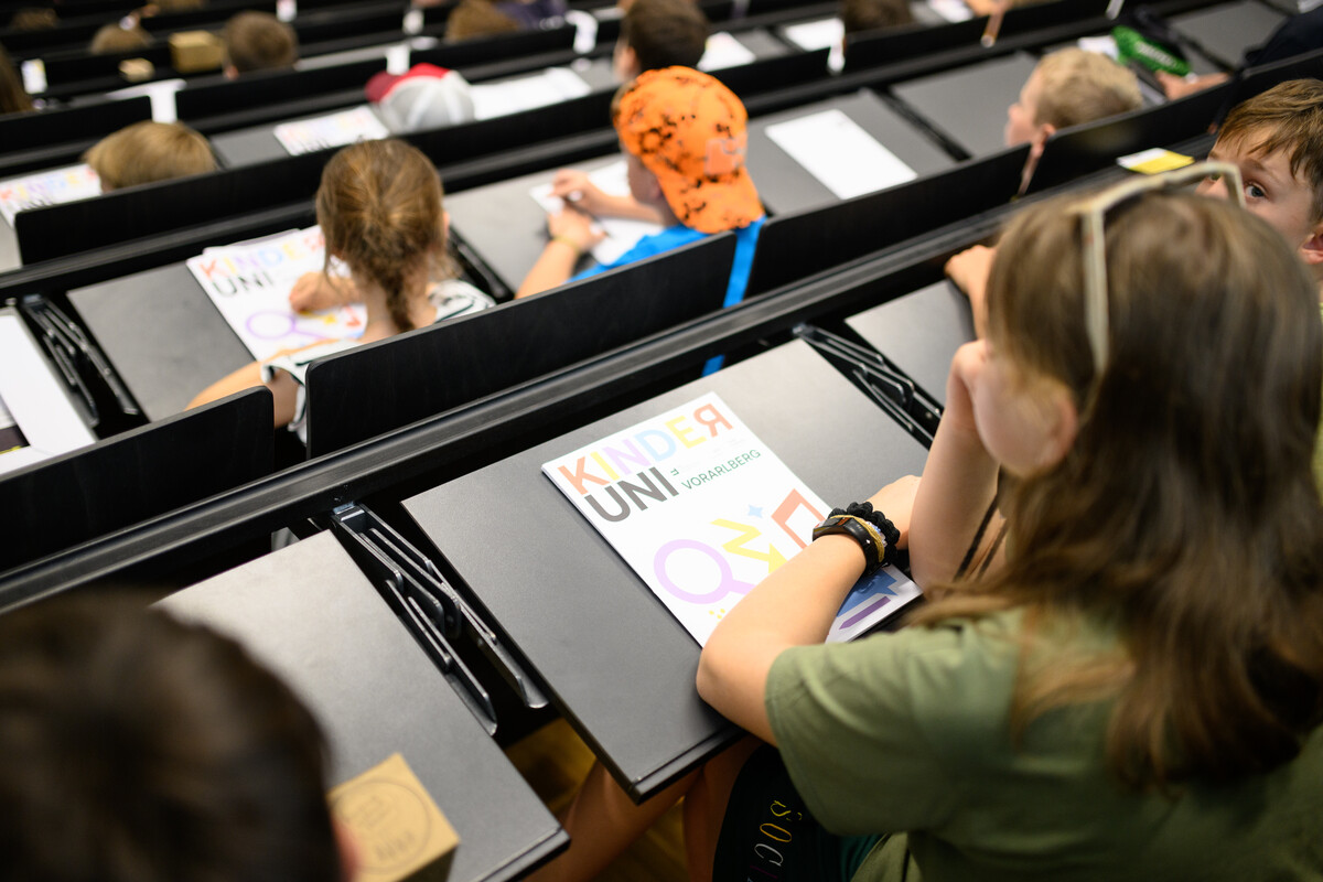 Die Anmeldung zur Kinderuni läuft ab sofort.⇒Matthias Rhomberg