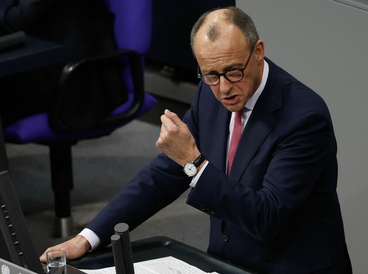 Friedrich Merz hat auf eine Abstimmung am Freitag bestanden.⇒AFP