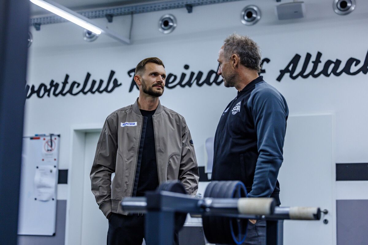 Gemeinsam wollen sie die sportliche Zukunft des SCR Altach gestalten: Cheftrainer Fabio Ingolitsch (links) und Sportdirektor Roland Kirchler.⇒Meier