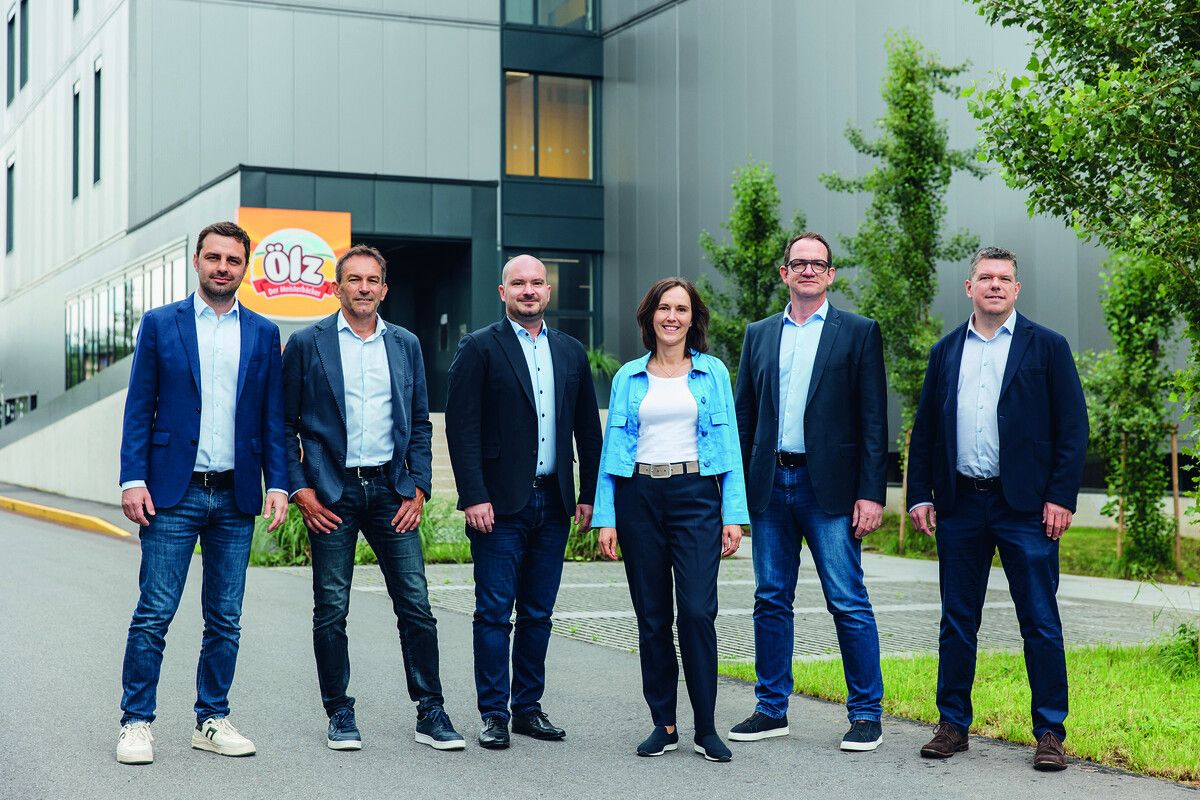 Geschäftsleitung: Paul Steyrer, Walter Maurer, Michael Tschütscher, Doris Wendel, Markus Stammen und Manuel Philipp. ⇒Nina Bröll/Ölz