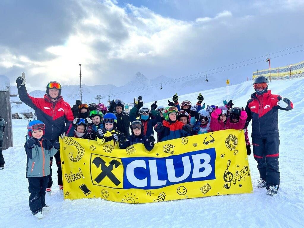 Großer Erfolg der Skiwoche dank Sponsoring der Kinder. ⇒sto