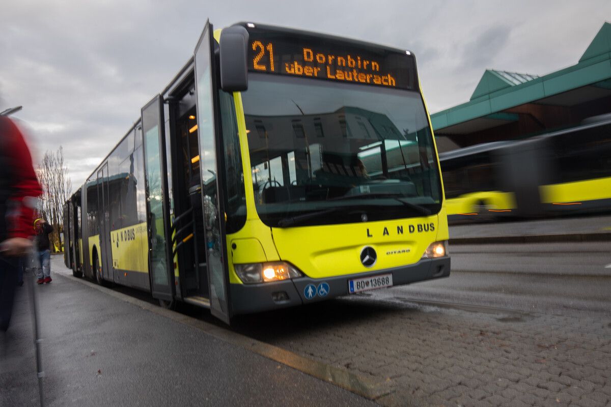 In den frühen Morgenstunden ist mit Ausfällen im Bus-Netz zu rechnen. ⇒VN/Hartinger
