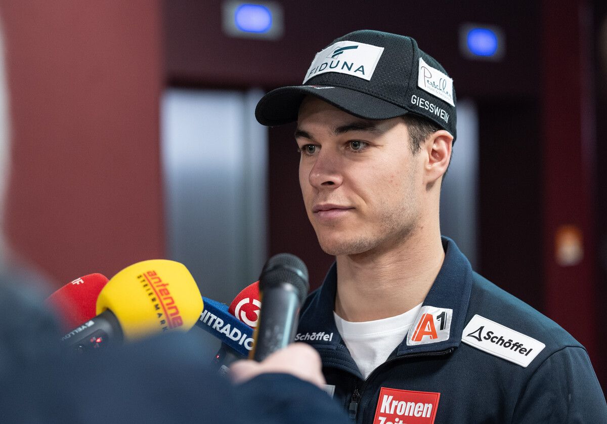 Kann im Super G für eine große Überraschung sorgen: Lukas Feurstein.⇒gepa