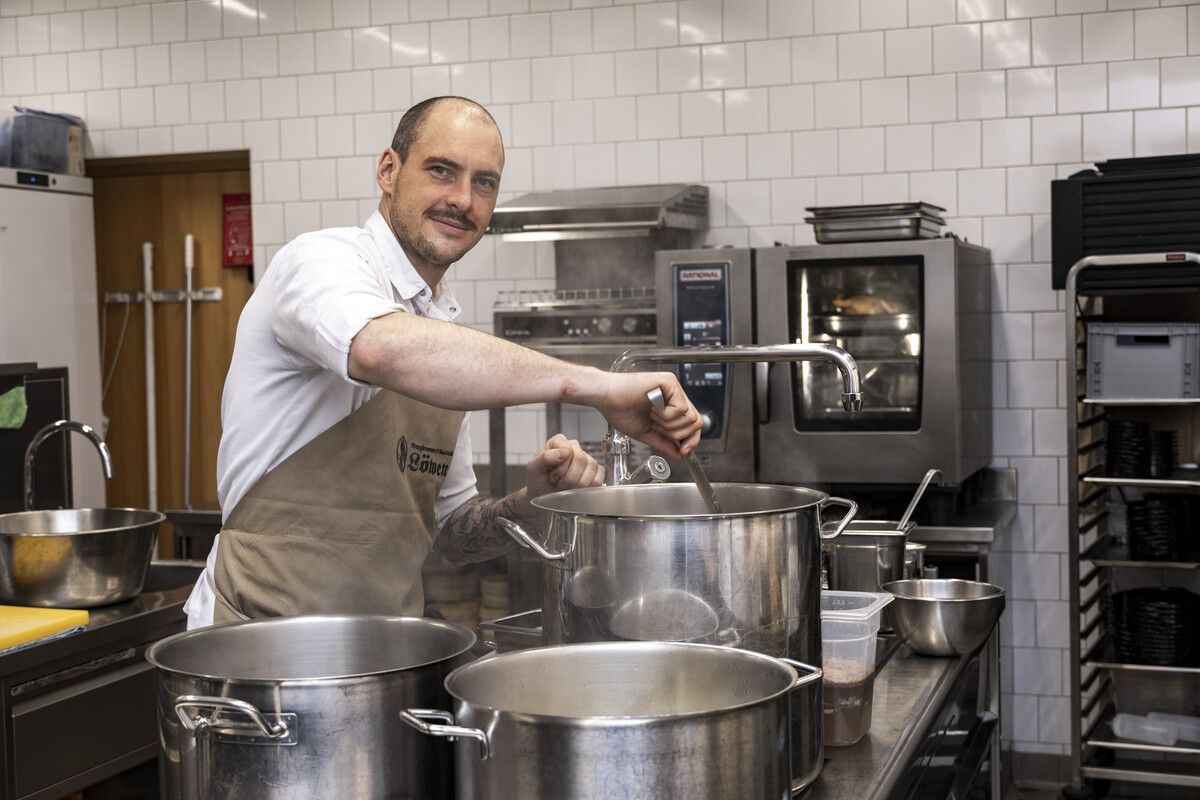 Sebastian Berbig ist jetzt der Chef in der Küche.⇒VN/Paulitsch