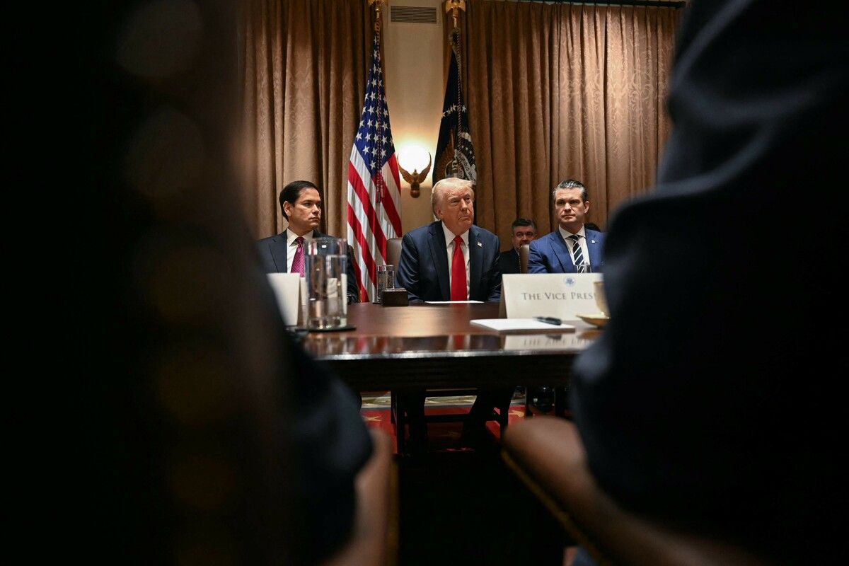 US-Präsident Trump hat der EU erneut mit Zöllen gedroht. 25 Prozent sollen es laut seinen jüngsten Aussagen im Kabinett werden.⇒AFP