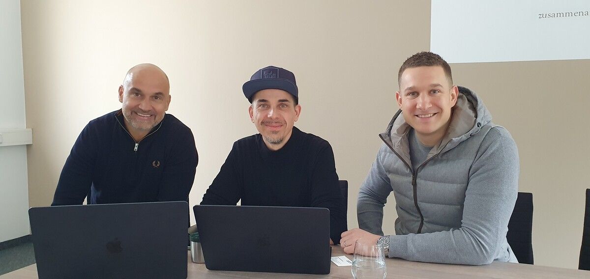 V.l.: Markus Feurle, Martin Frainer-Fehn und Julian Schöpf wollen Call & Consult in die digitale Zukunft führen. ⇒WPA
