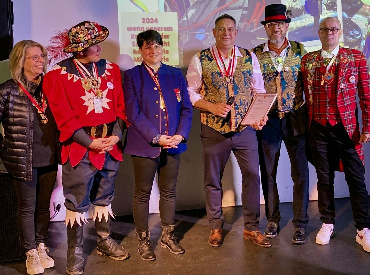 V.l.: Nicole Hauser, Michel Stocklasa, Barbara Lässer, Martin Himmelbauer, Mark Eisele und Martin Steiner.⇒ Verein