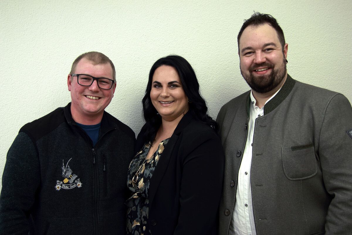 Von links: Lukas Ainhauser, Ricarda Konzett und Daniel Thöny.⇒Siegfried Neyer