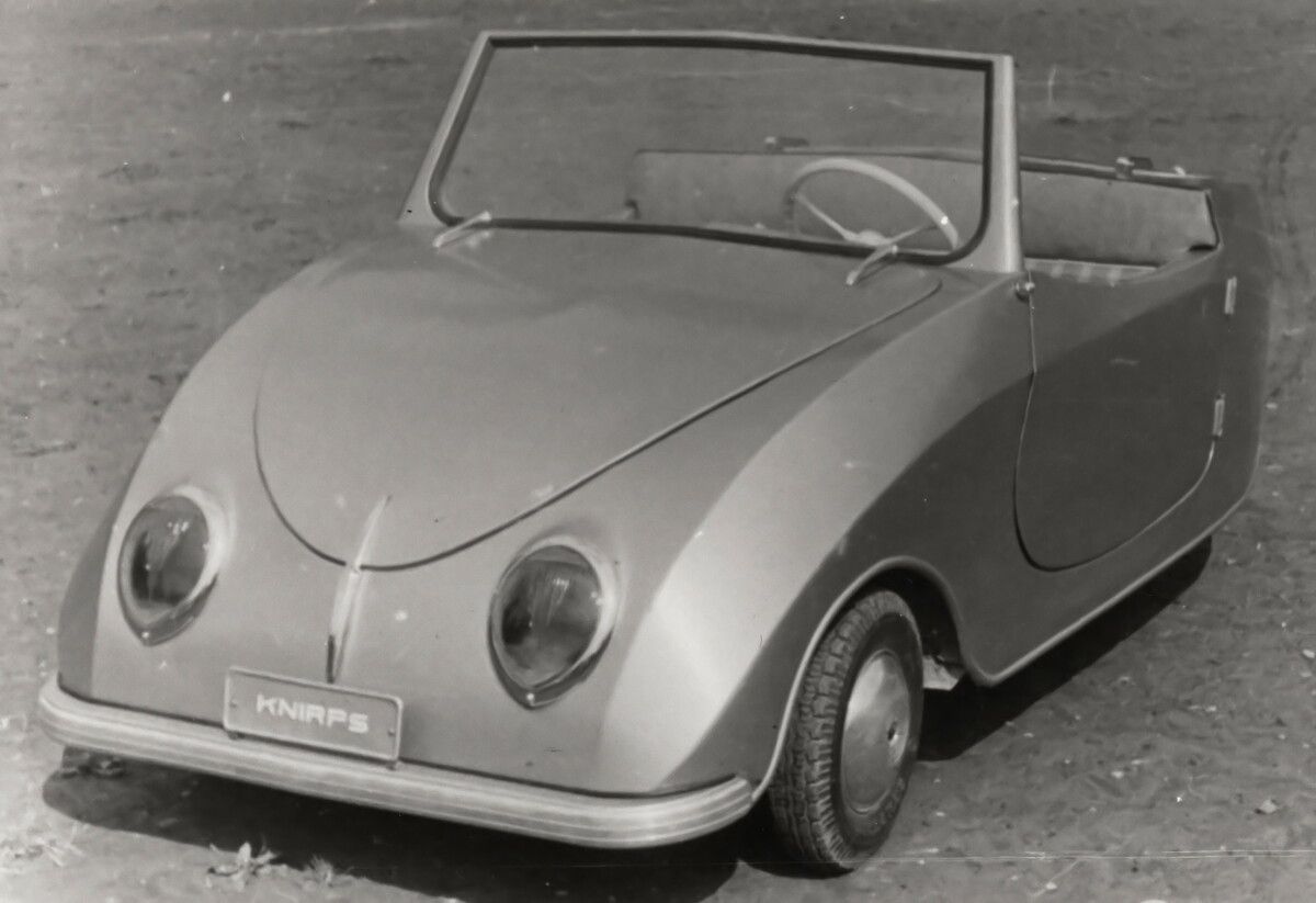 Vor 70 Jahren baute Alois Feuerstein den „Knirps“.⇒