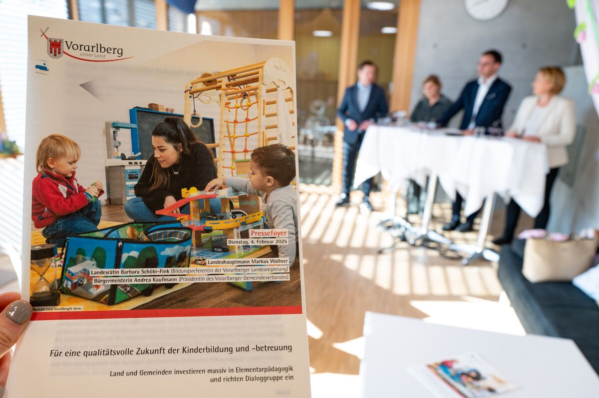 Wer sich für eine Ausbildung im Bereich der Elementarpädagogik interessiert, findet viele Möglichkeiten vor.⇒Land Vorarlberg/A. Serra
