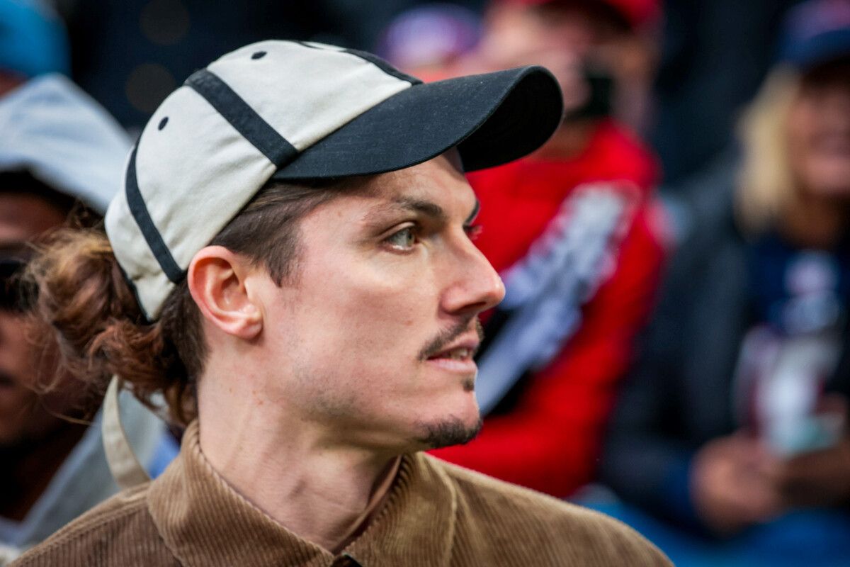 Zwei ausgewiesene NFL-Fans, die beiden ÖFB-Teamfußballer Marcel Sabitzer (l.) . . .