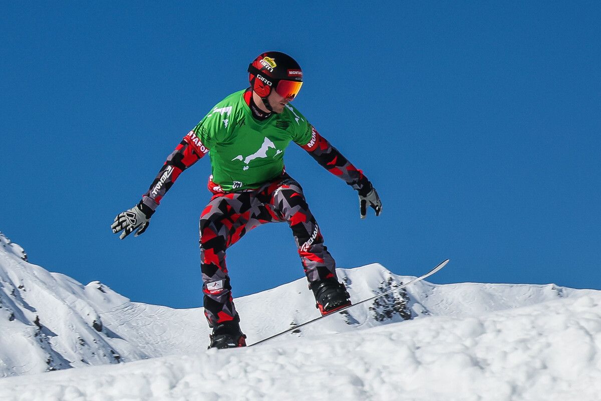 Alessandro „Izzi“ Hämmerle war einer der Athleten, die am Dienstag die ersten Testfahrten auf der Weltcupstrecke am Grasjoch im Montafon absolvierten.⇒Steurer/3