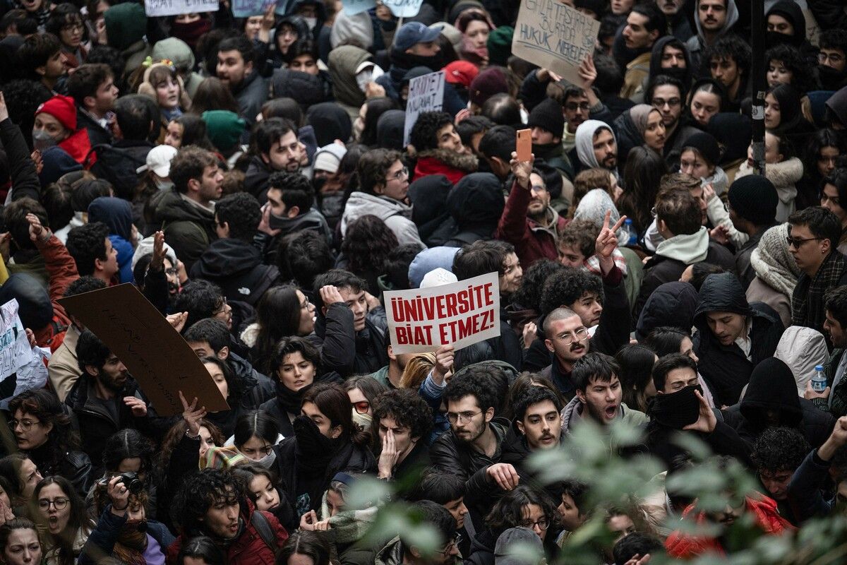 Auch am Donnerstag hielten die Proteste in der Türkei an. ⇒AFP