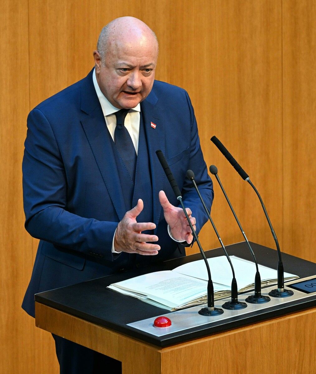 Christian Stocker im Nationalrat: Gekommen, um zu bleiben. ⇒APA