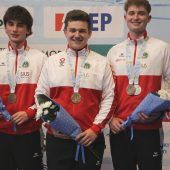 Kiano Waibel holt  EM-Bronze im Team