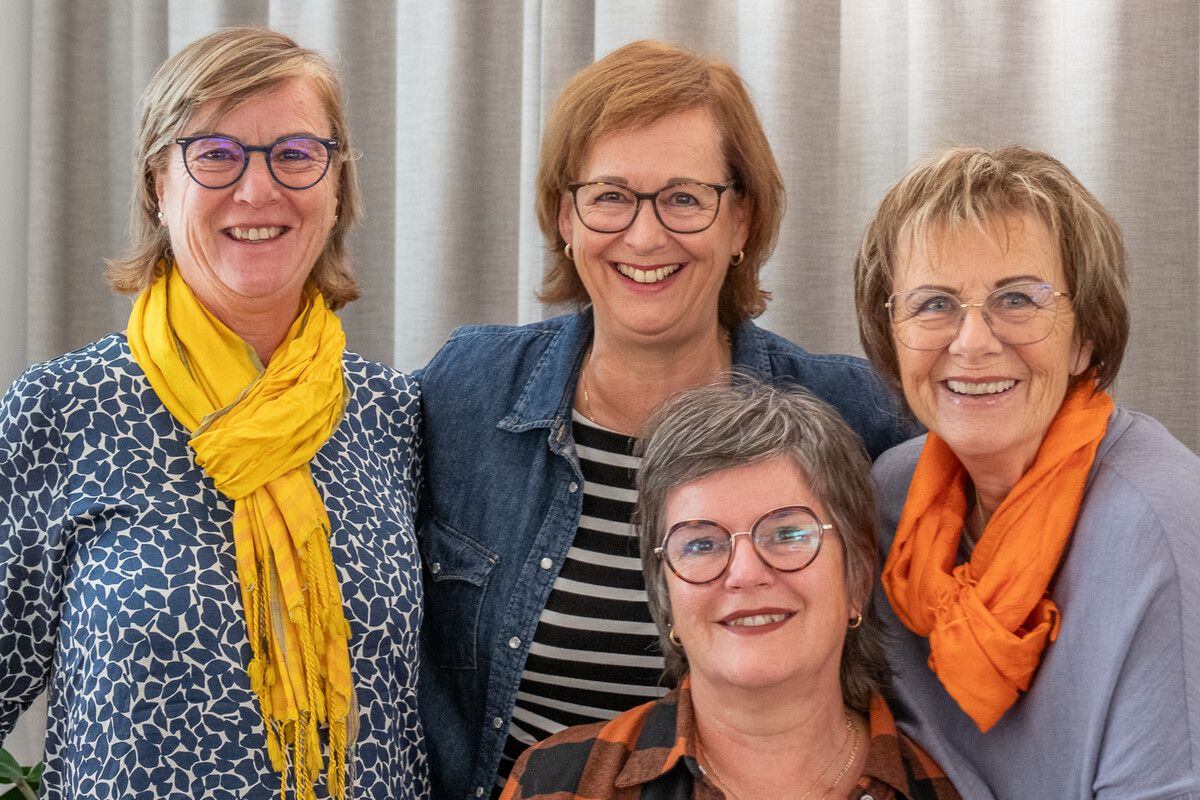 Das Organisationsteam Sonja, Daniela, Karin und Renate. ⇒privat