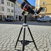 Sonnenspektakel hinterm trüben Himmel