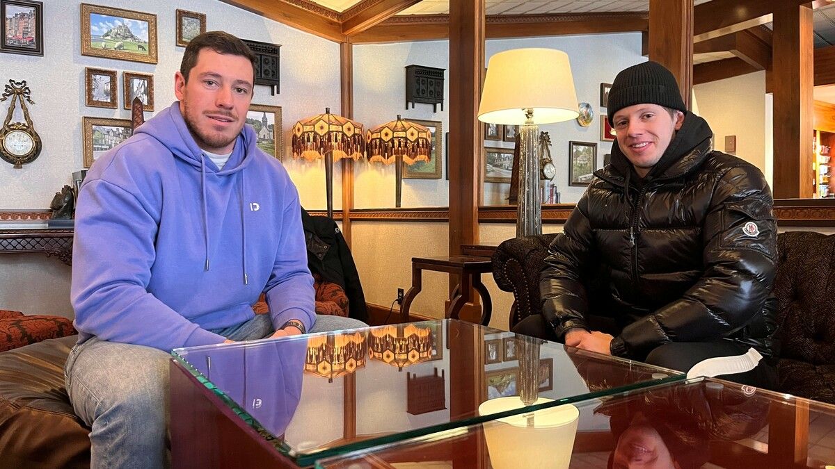 Der ehemalige ÖSV-Skicrosser Mathias Graf aus Dornbirn könnte schon bald zum Personal Trainer von Vorarlbergs NHL-Ass Marco Rossi werden.⇒mkr