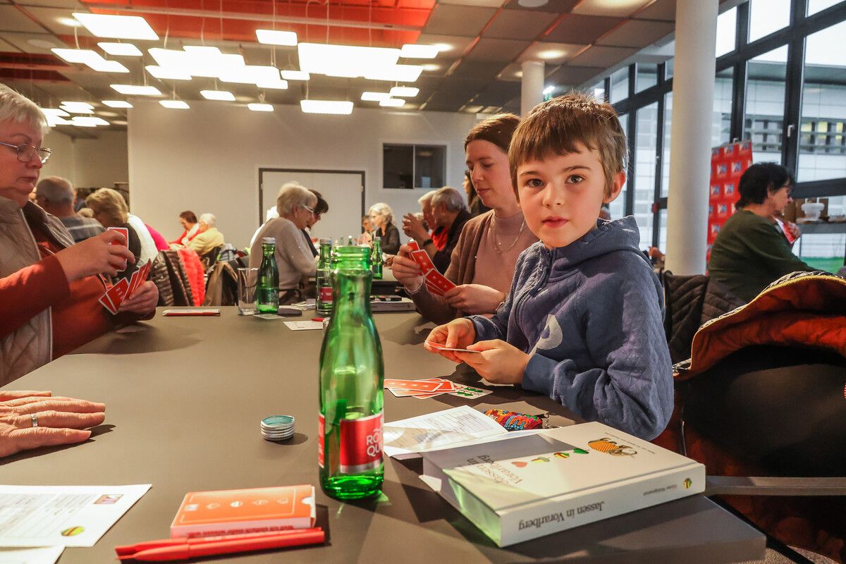 Der neunjährige Theo aus Lustenau war der jüngste Teilnehmer des VN-Preisjassens.