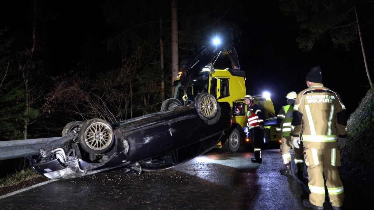Der Unfall ereignete sich auf der Bucher Straße zwischen Buch und Wolfurt. ⇒Shourot (2)