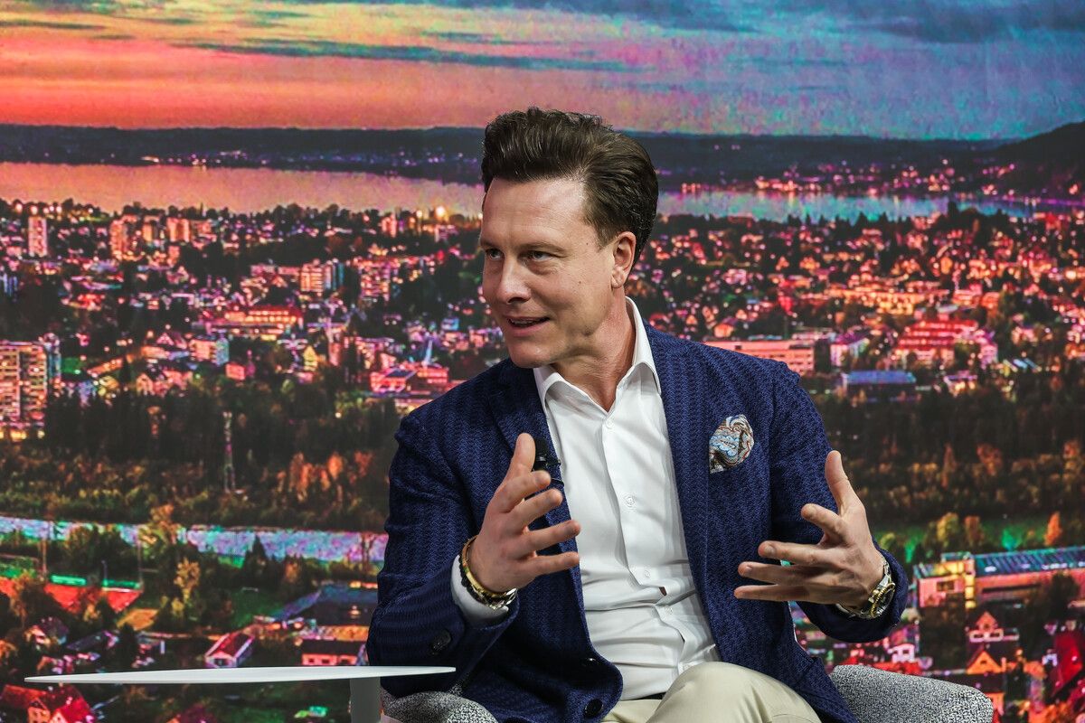 Der Vorarlberger Investor Mathias Muther – hier beim „Vorarlberg Live”-Interview – sieht riesiges Potenzial für das Energie-Start-up. ⇒VN/Steurer