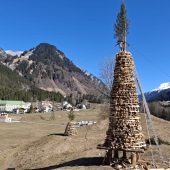 Tolles Funkenabbrennen in Wald a. A.