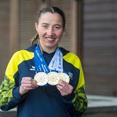 Jasmin Heim glänzte gleich dreifach in Gold