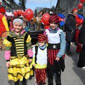 Begeisterte Mäschgerle beim Fußacher Kinderfasching