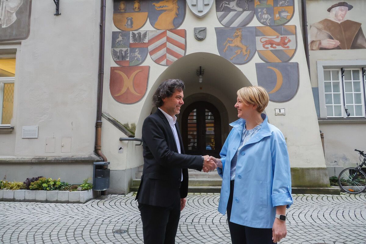 Manfred Rädler und Andrea Kerbleder werden auch künftig zusammenarbeiten. ⇒vn/steurer