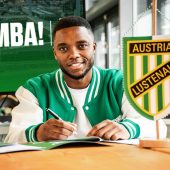 Austrias Warten auf Stürmerhoffnung Eyamba. »C2