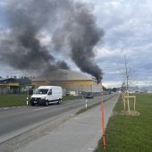 Brand in Halle