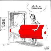 Der Rotstift!