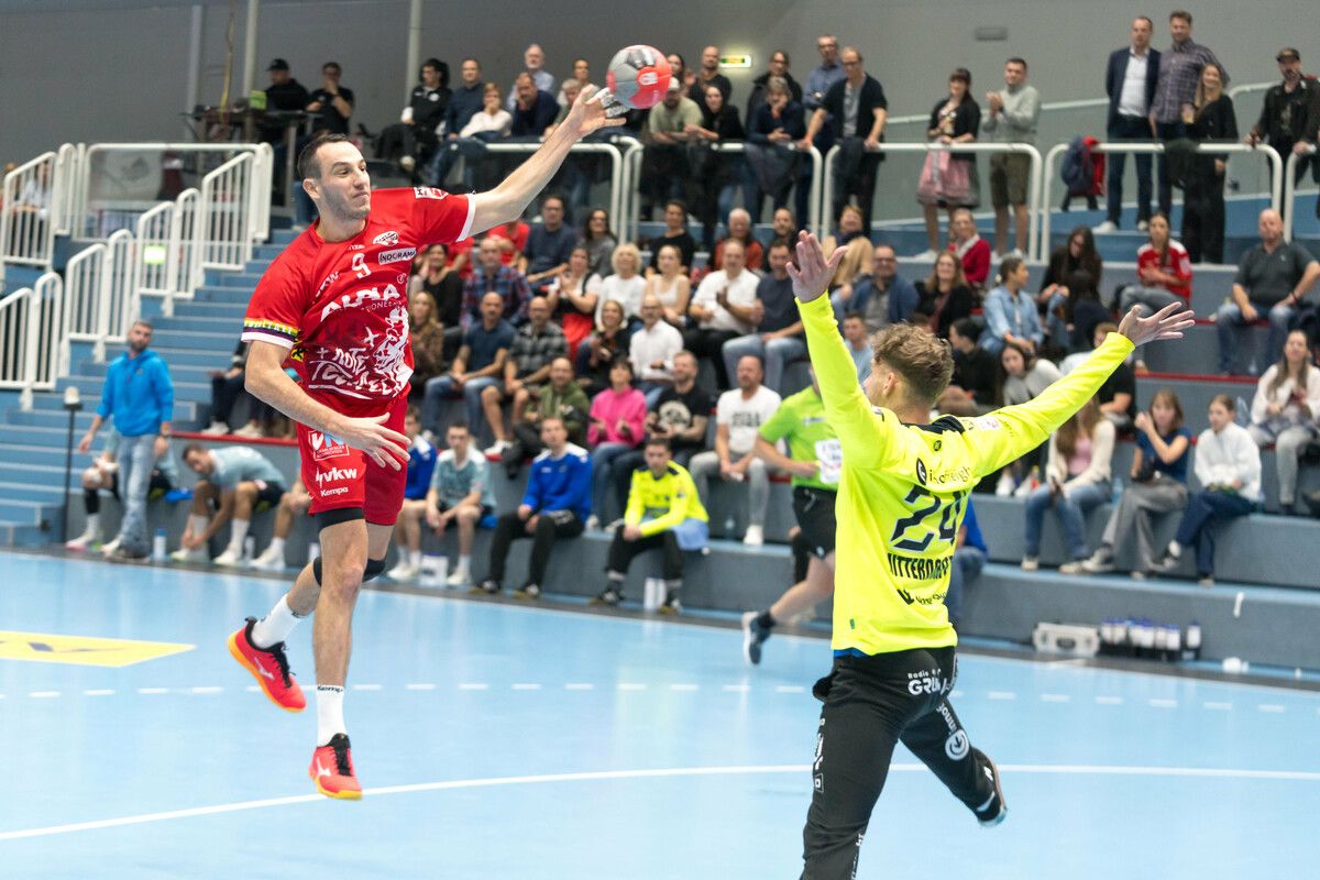 Goalgetter Ante Tokic, der gerade seinen Vertrag um drei Jahre verlängert hat, war mit neun Treffern erfolgreichster Harder Werfer. ⇒VN/STiplovsek