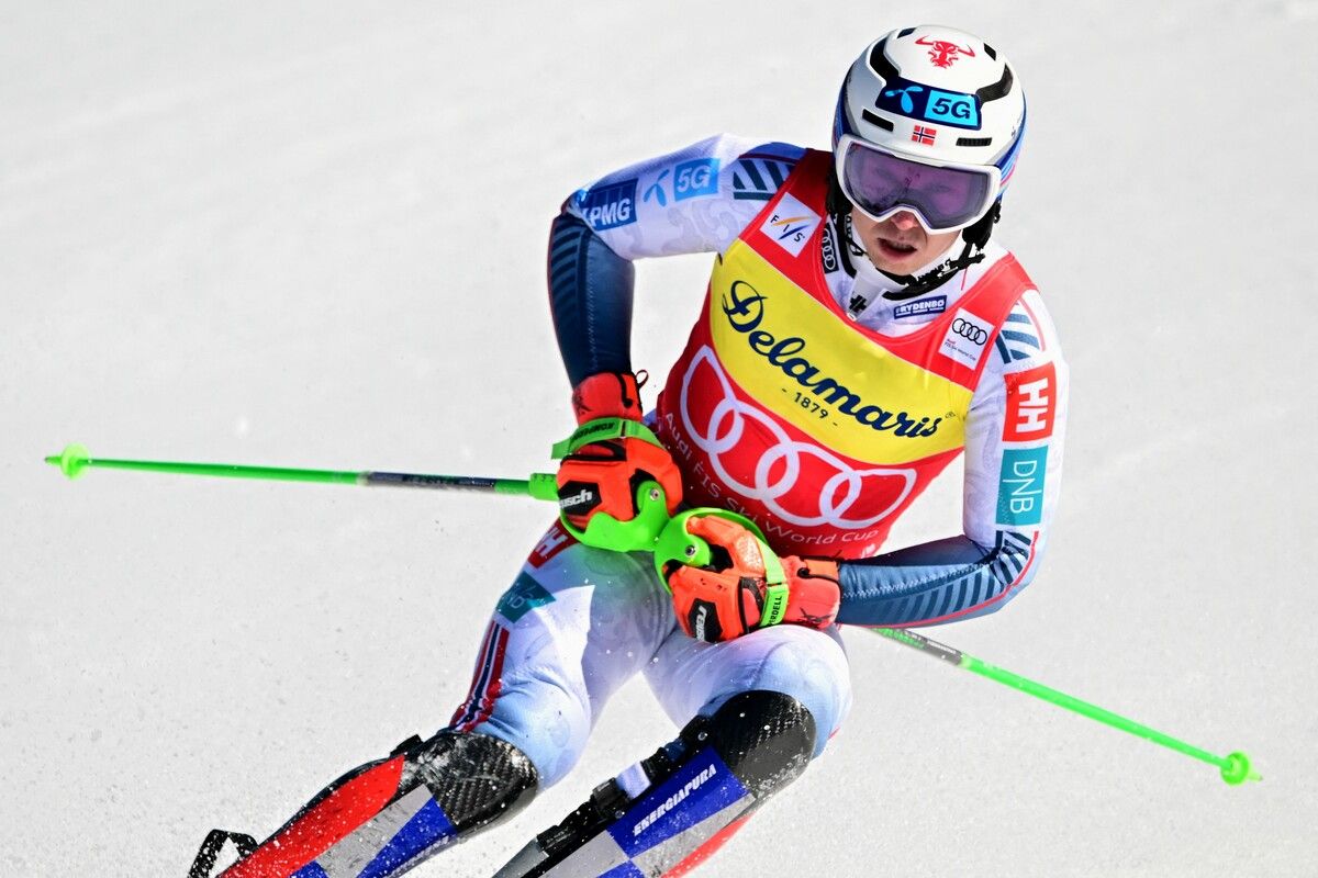 Henrik Kristoffersen könnte in Hafjell zwei Kristallkugeln abstauben – dafür muss aber alles passen.⇒apa
