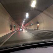 Stauärger vor dem Pfändertunnel